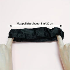 6pcs Large Satin Scrunchie Hair Tie Solid Silk Hair Rope Female Hair Accessories