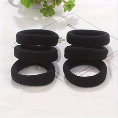 50pcs Solid Rubber Band Hair Rope Ponytail Hair Tie Hair Accessories