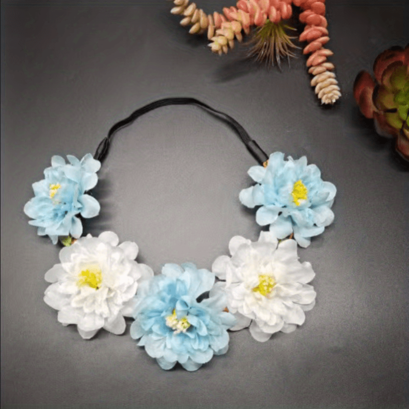 Beer Wreath Flower Hair Band Sweet Garland Headdress For Women Girls