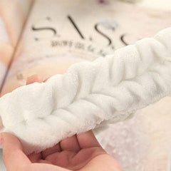 Bunny Ear Bath Headband Elastic Plush Colorful Headband