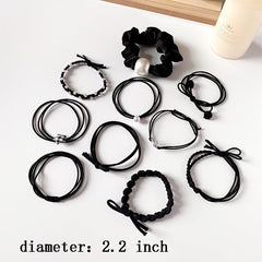 10pcs Girls Hair Tie Small Elastic Hair Bands Ponytail Holder
