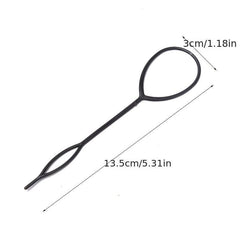 6pcs Hair Braiding Tool Set Hair Bun Maker DIY Styling Kit