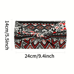 Boho Paisley Print Headband Retro Wide Sports Sweatband