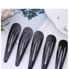 20pcs Solid Hair Clips Hair Snap Clip Non Slip Hair Decoration Accessories