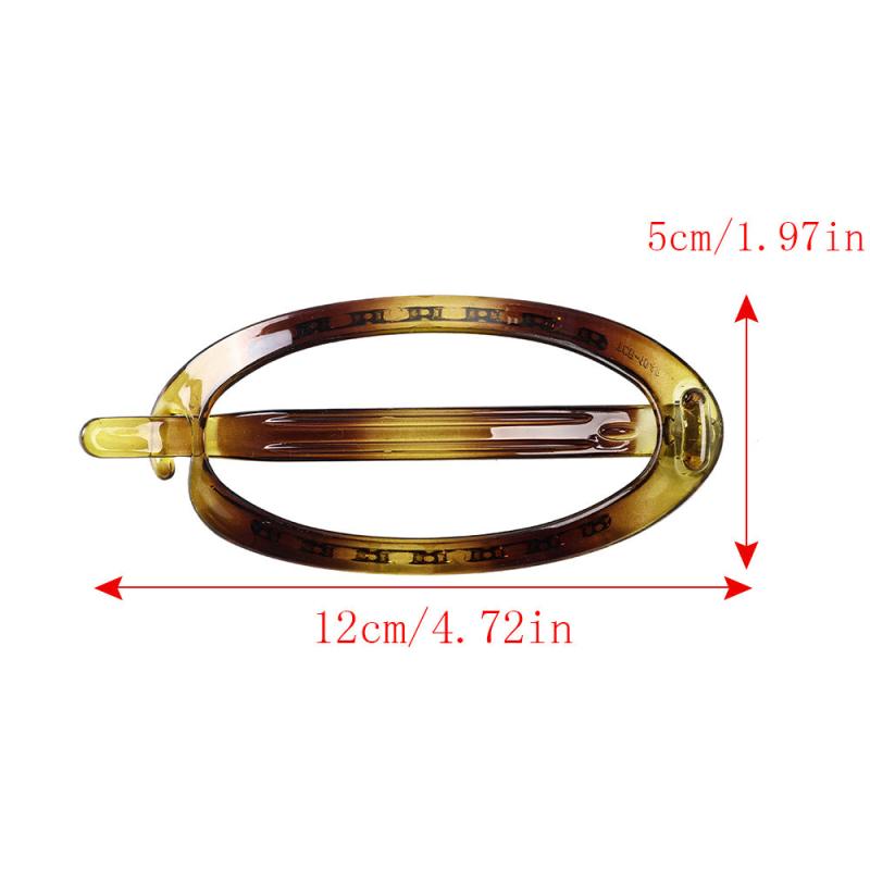 Vintage Hair Clip Hollow Acrylic Hair Accessories
