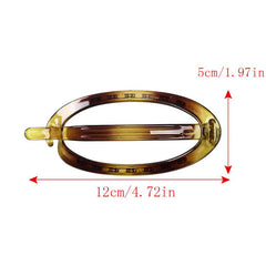 Vintage Hair Clip Hollow Acrylic Hair Accessories