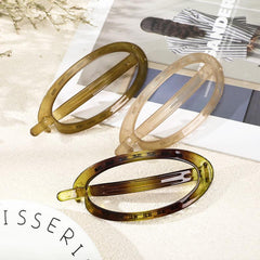 Vintage Hair Clip Hollow Acrylic Hair Accessories