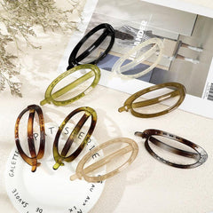 Vintage Hair Clip Hollow Acrylic Hair Accessories