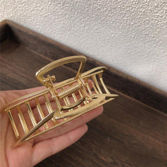Hollow Hair Claw Half Bun Hairpins For Thick Hair