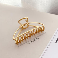 Hollow Hair Claw Half Bun Hairpins For Thick Hair