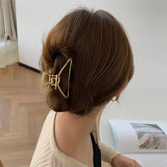Hollow Hair Claw Half Bun Hairpins For Thick Hair