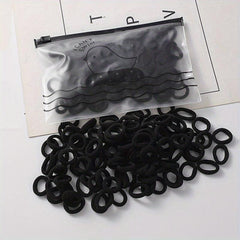100pcs Small Hair Tie Rubber Band Children's Hair Rope No Hurt To Hair