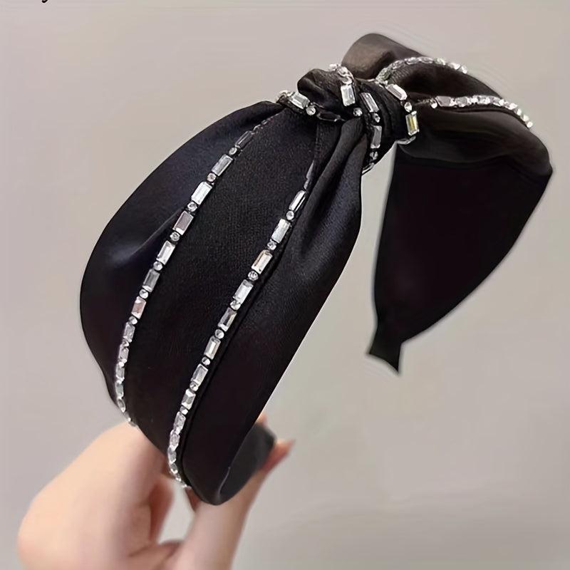 Rhinestone Stripe Head Hoop Style Hair Accessories for Women
