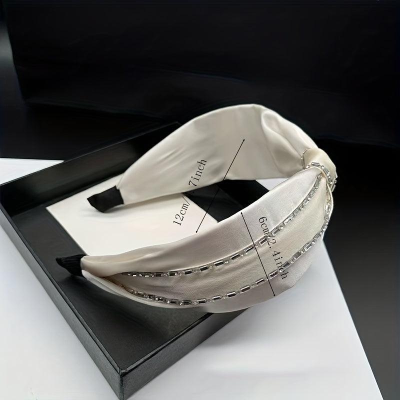 Rhinestone Stripe Head Hoop Style Hair Accessories for Women