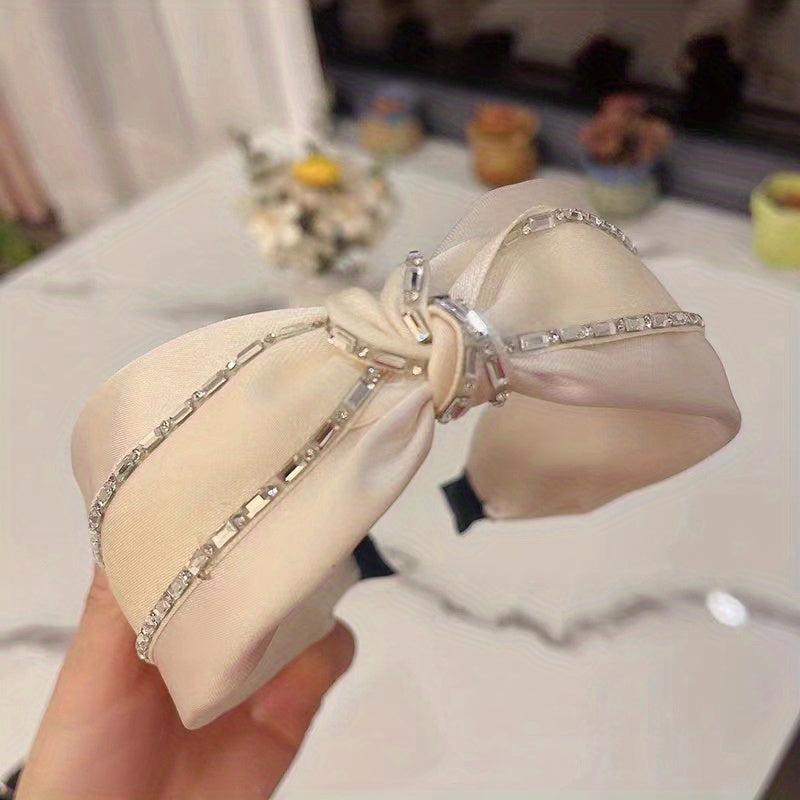 Rhinestone Stripe Head Hoop Style Hair Accessories for Women