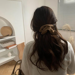 4pcs Bright Satin Hair Scrunchies for Women