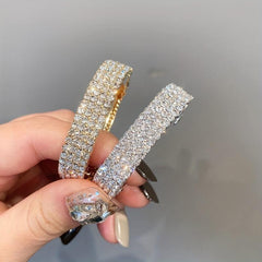 Rhinestone Ponytail Hair Clip French Barrette for Women