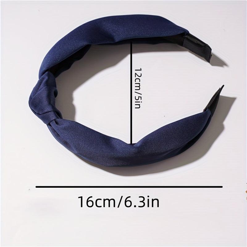Wide Fabric Hairband French Stretch Headband Hair Accessories