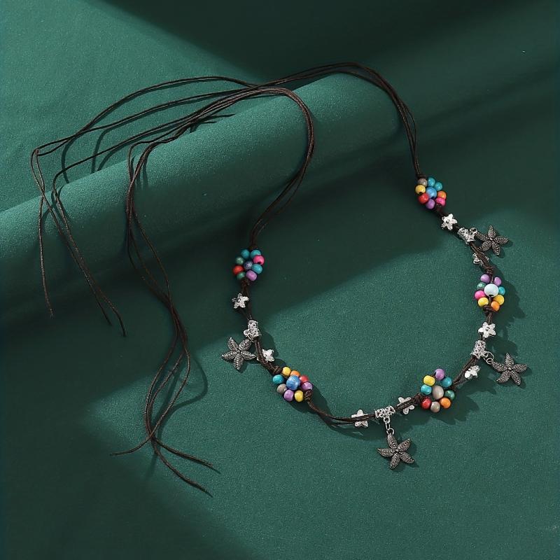 Boho Ocean Series Hair Band with Metal Starfish