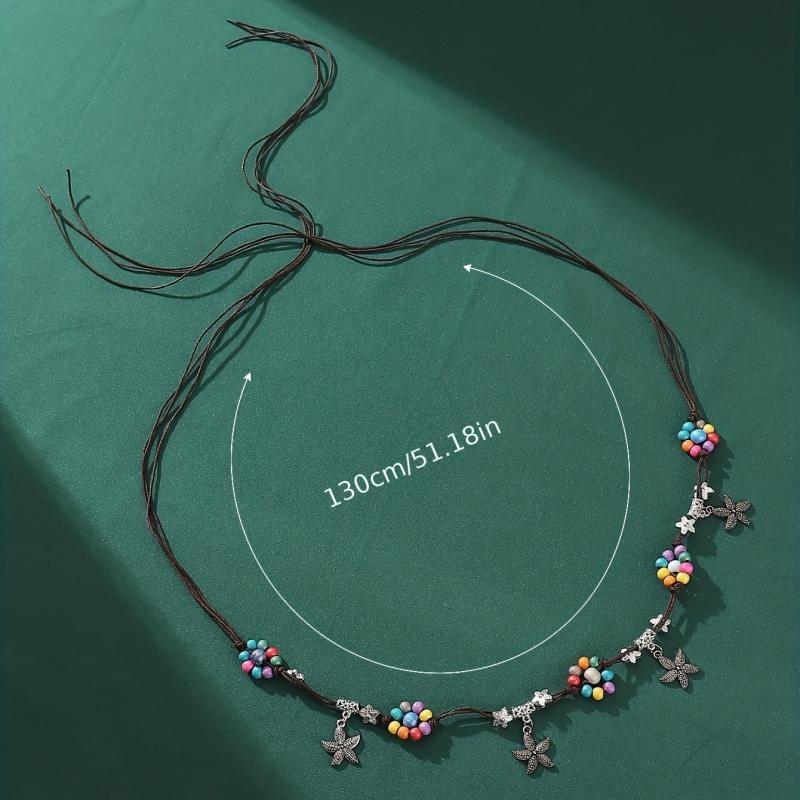 Boho Ocean Series Hair Band with Metal Starfish