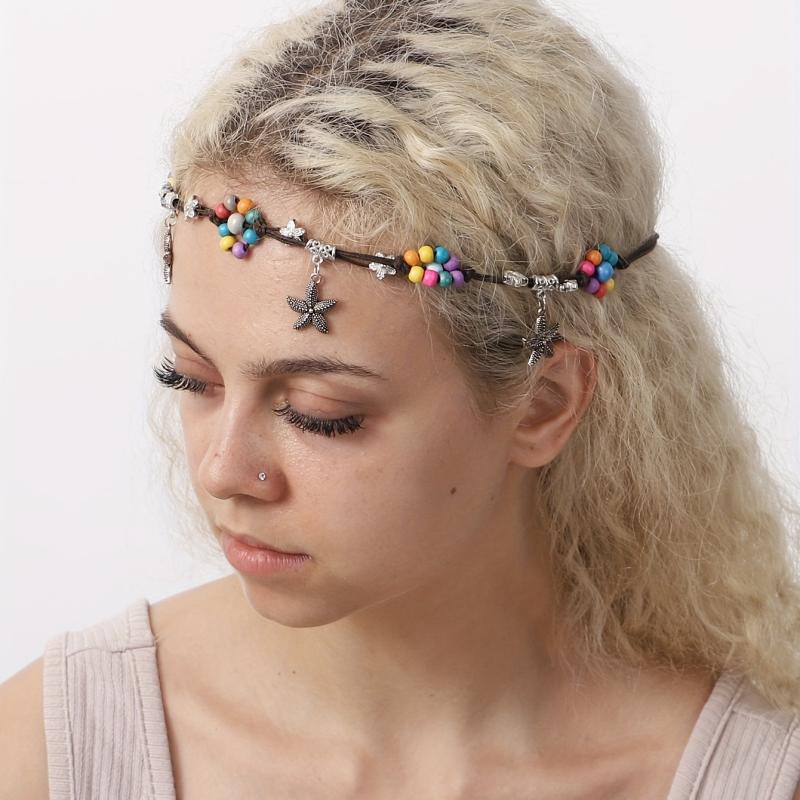 Boho Ocean Series Hair Band with Metal Starfish