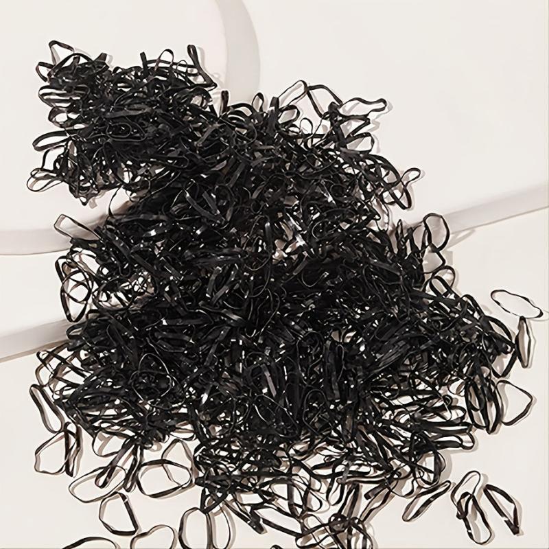 500pcs Girl's Small Elastic Hair Bands Ponytail Holder