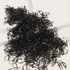 500pcs Girl's Small Elastic Hair Bands Ponytail Holder