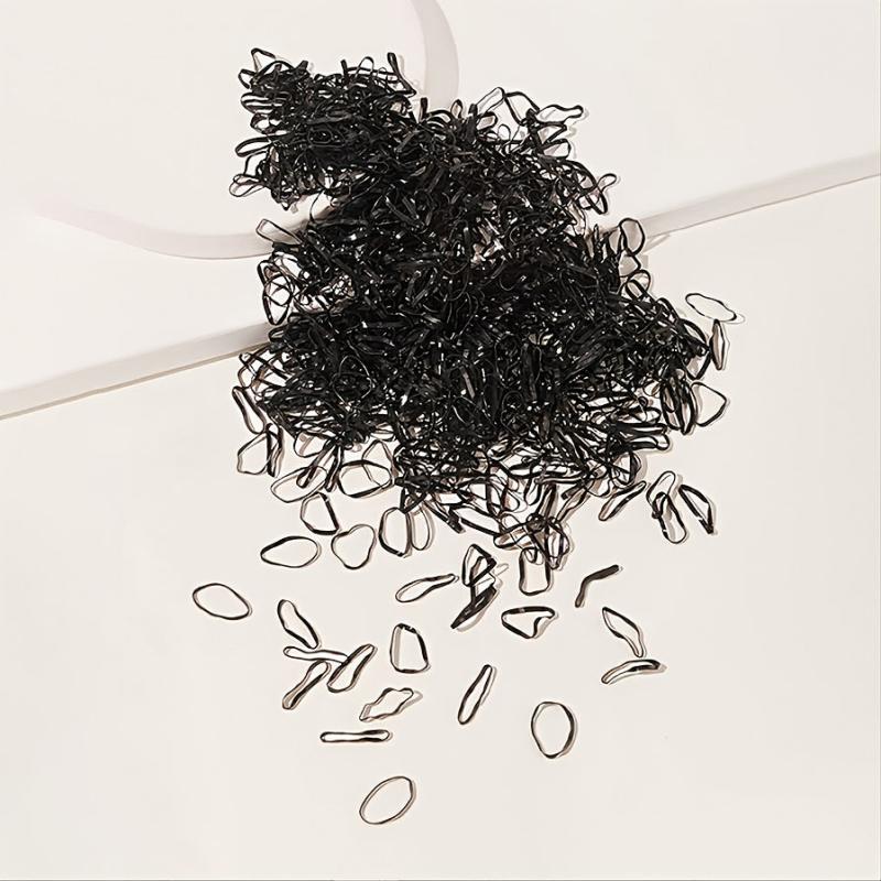 500pcs Girl's Small Elastic Hair Bands Ponytail Holder