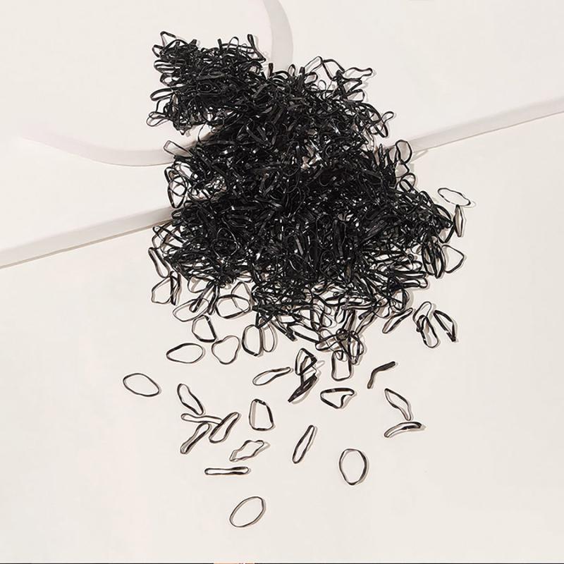 500pcs Girl's Small Elastic Hair Bands Ponytail Holder