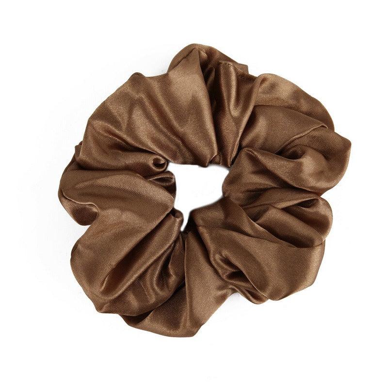 Satin Scrunchies Hairband Glossy Elastic Multicolor Hair Band