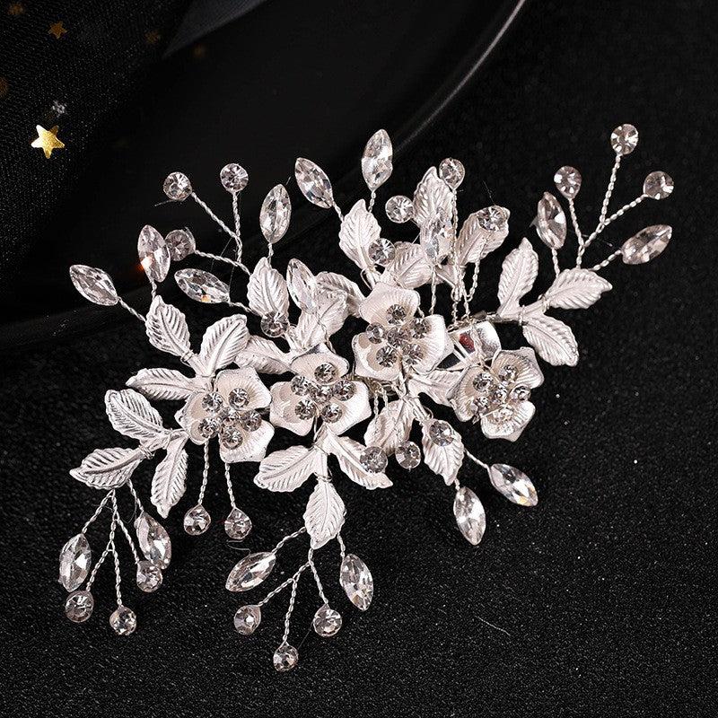 Floral Bridal Hair Comb Wedding Hair Accessory
