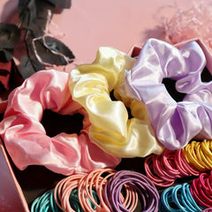 Hair Accessories Set Rubber Band Hair Tie Scrunchie Set