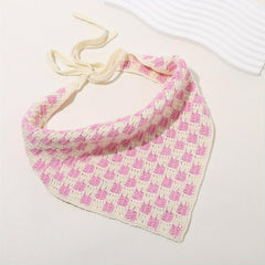 Crochet Triangle Sweet Head Scarf Weaving Headband