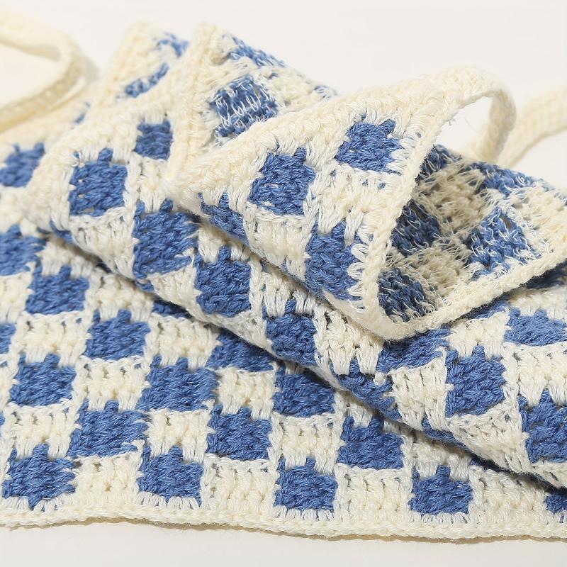 Crochet Triangle Sweet Head Scarf Weaving Headband