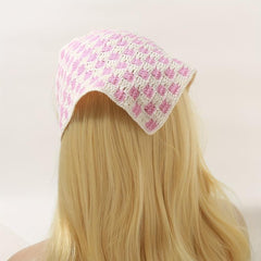 Crochet Triangle Sweet Head Scarf Weaving Headband