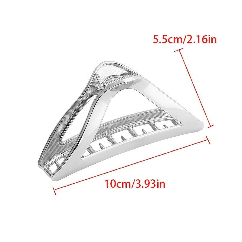 Alloy Triangular Hair Claw Clip Strong Hold Grip Hair Jaw Clip