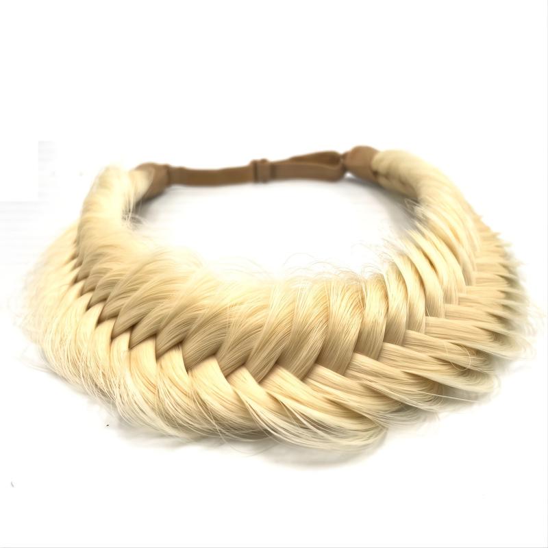 Braided Hair Band 9 Strands Wig Headband Synthetic Wig Hair Accessories