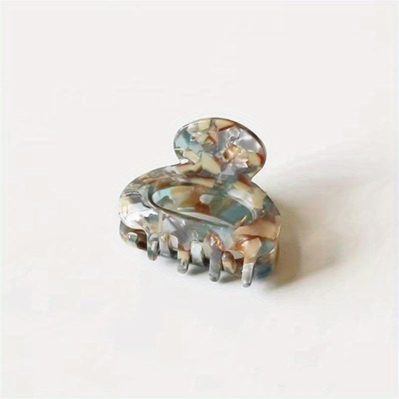 Leopard Pattern Hair Claw Polka Dot Printed Hair Claw Nonslip Ponytail Holder