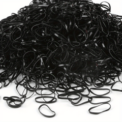 500Pcs Colorful Rubber Bands Hair Tie Elastic Hair Rope Girls Kids