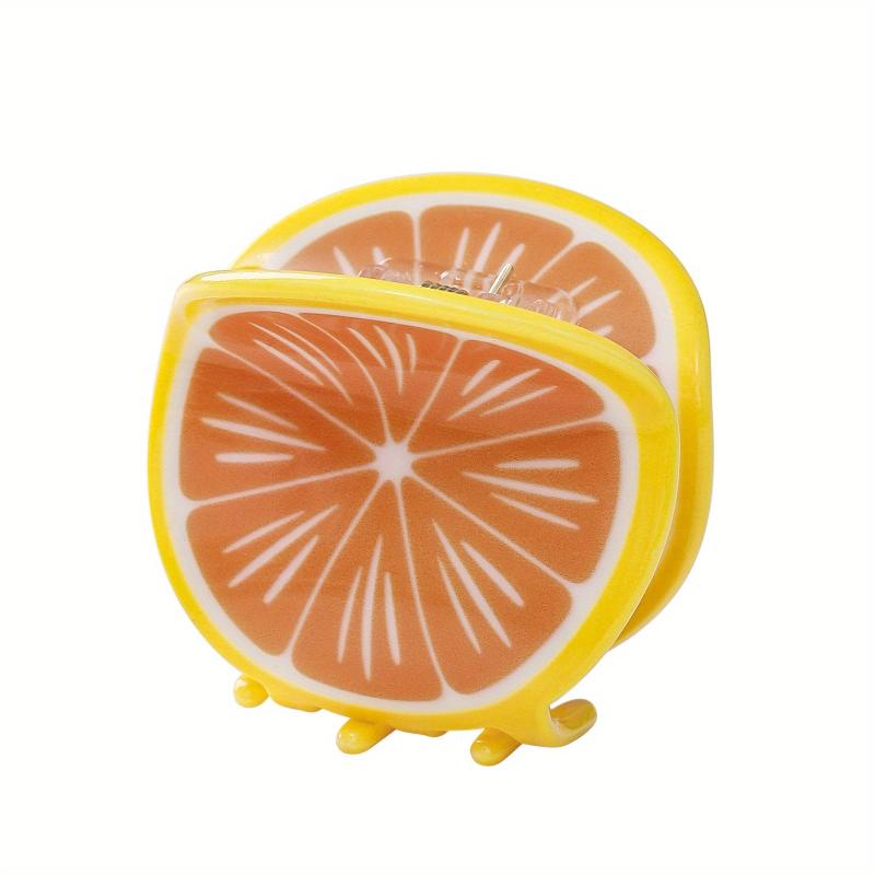 Acrylic Fruit Shape Hair Claw Non-slip Hair Accessories