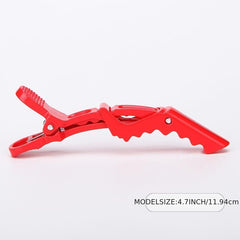 6pcs Hairdressing Clips Hair Salon Barrette Holding Tool