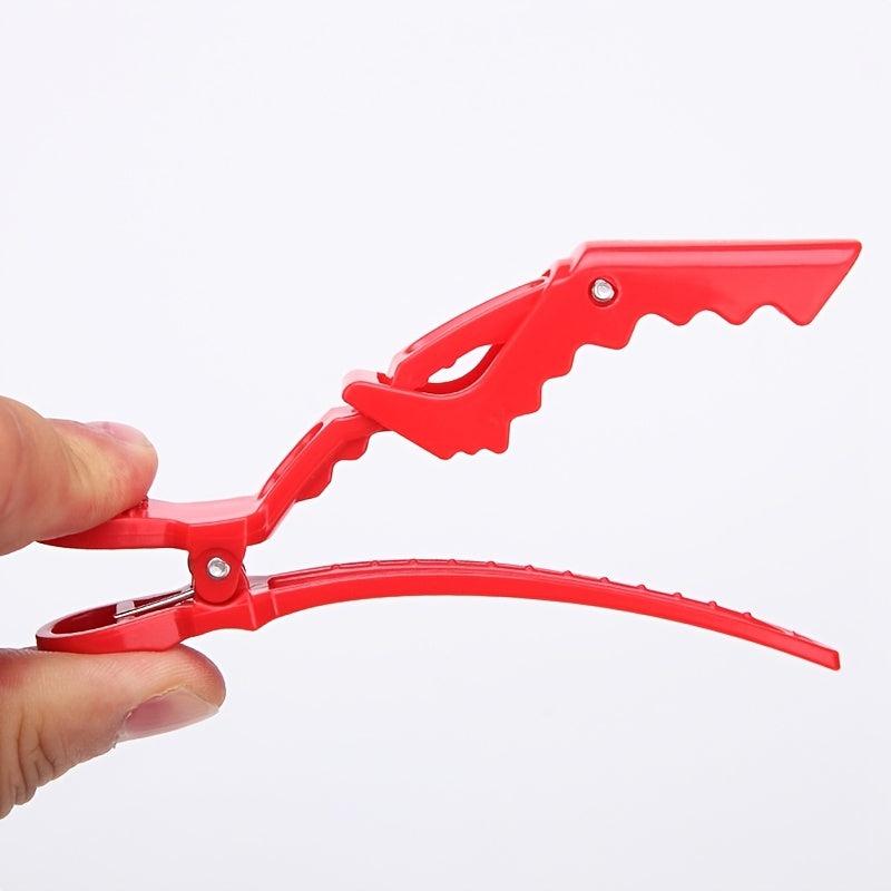 6pcs Hairdressing Clips Hair Salon Barrette Holding Tool