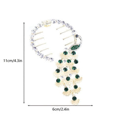 Vintage Metal Hair Clips Peacock Hairpin Charm Hairpiece Jewelry for Women