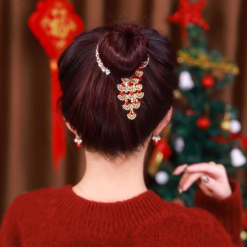 Vintage Metal Hair Clips Peacock Hairpin Charm Hairpiece Jewelry for Women