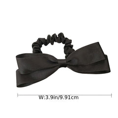 Solid Bow Headband French Retro Hair Rope Hair Accessories