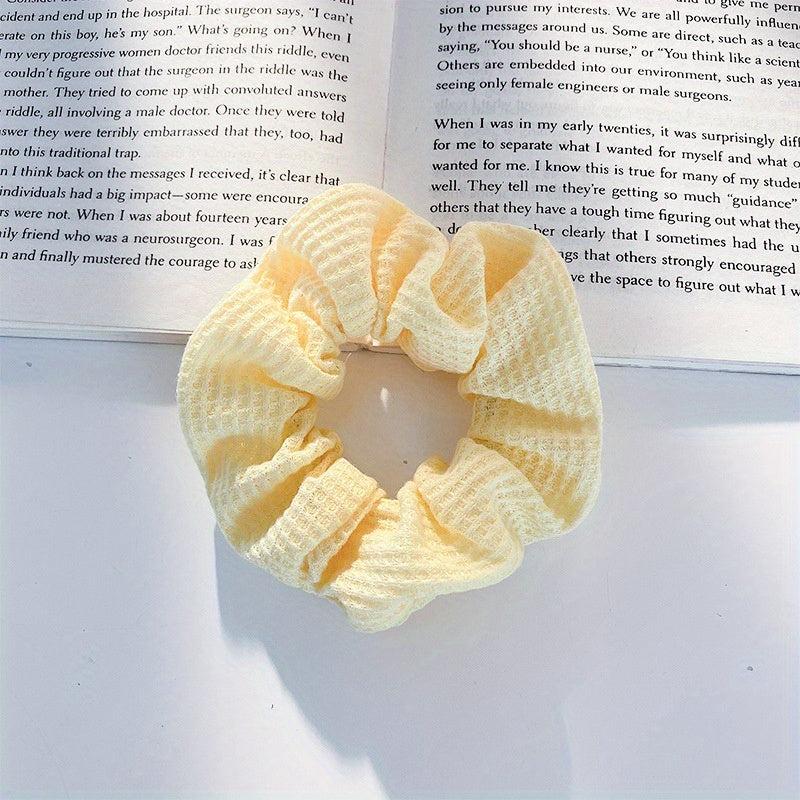 Retro Fabric Hair Tie Fat Scrunchie Head Rope Hair Accessories