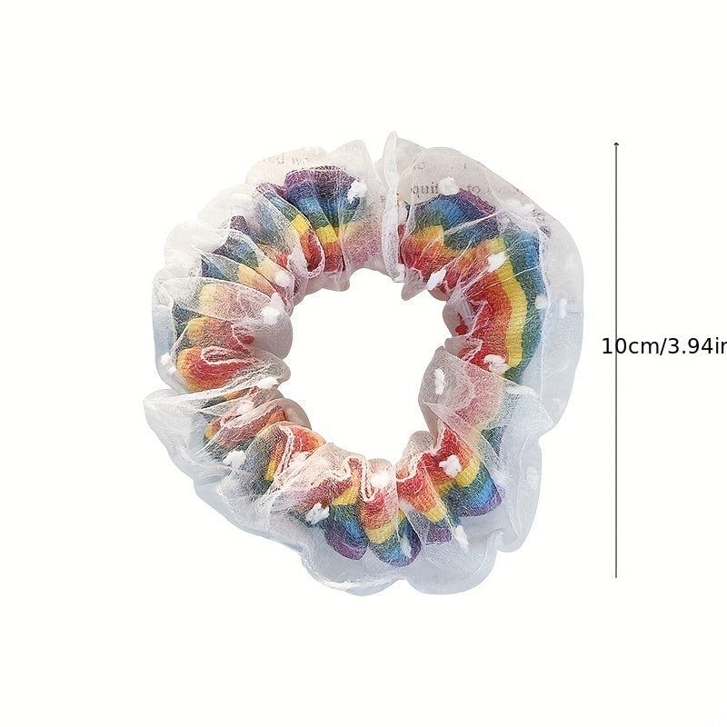 Retro Fabric Hair Tie Fat Scrunchie Head Rope Hair Accessories