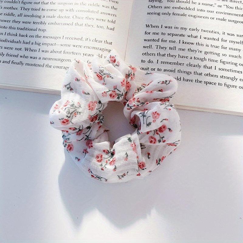 Retro Fabric Hair Tie Fat Scrunchie Head Rope Hair Accessories