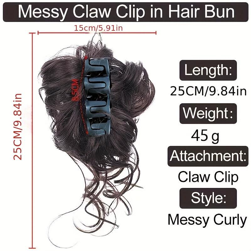 Strong Hold Hair Claw Elastic Wig Hair Claw For Messy Hair