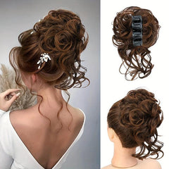 Strong Hold Hair Claw Elastic Wig Hair Claw For Messy Hair